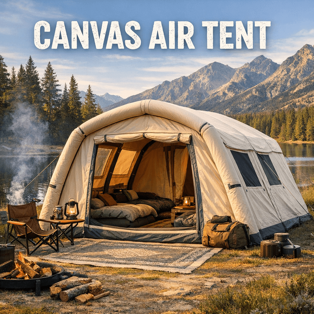 Illustration of Canvas Air Tent