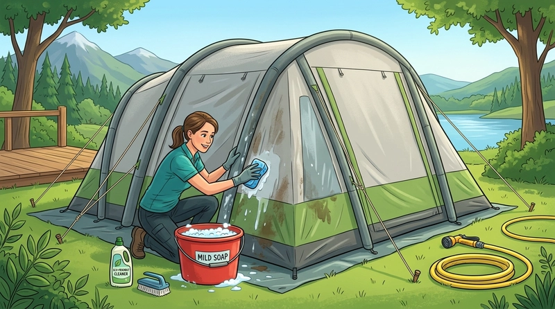 How to Clean Inflatable Tent