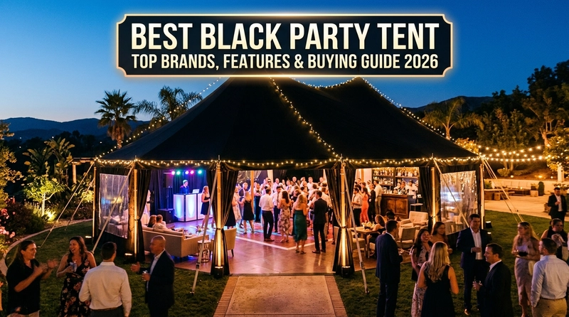Best Black Party Tent