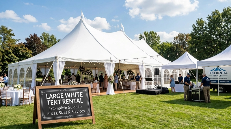 Large White Tent Rental
